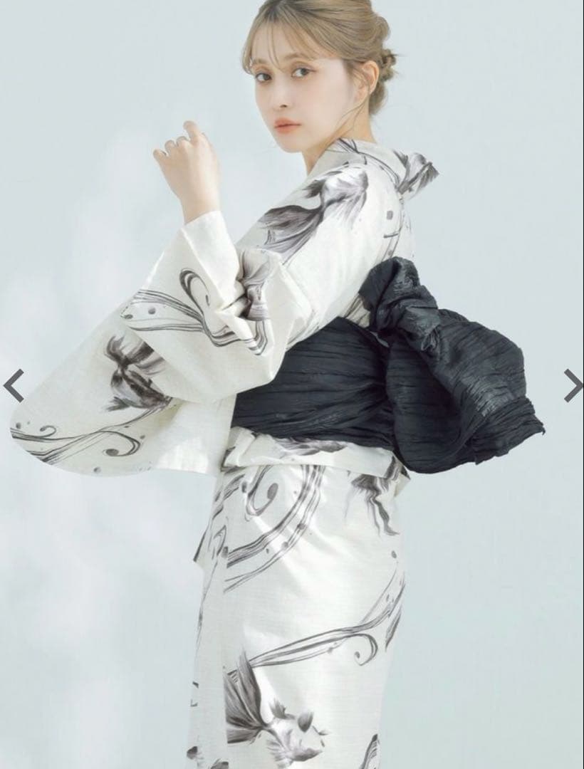 Dita【京の凪金魚2025】浴衣5点(ゆかた・帯・下駄・マニュアル・腰ひも)