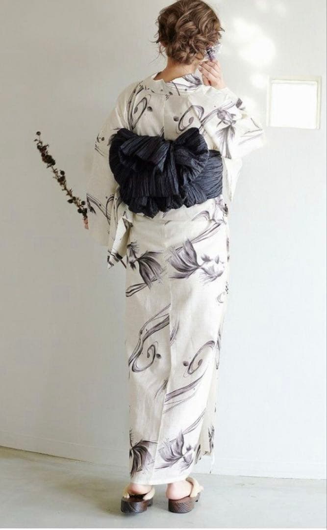 Dita【京の凪金魚2025】浴衣5点(ゆかた・帯・下駄・マニュアル・腰ひも)