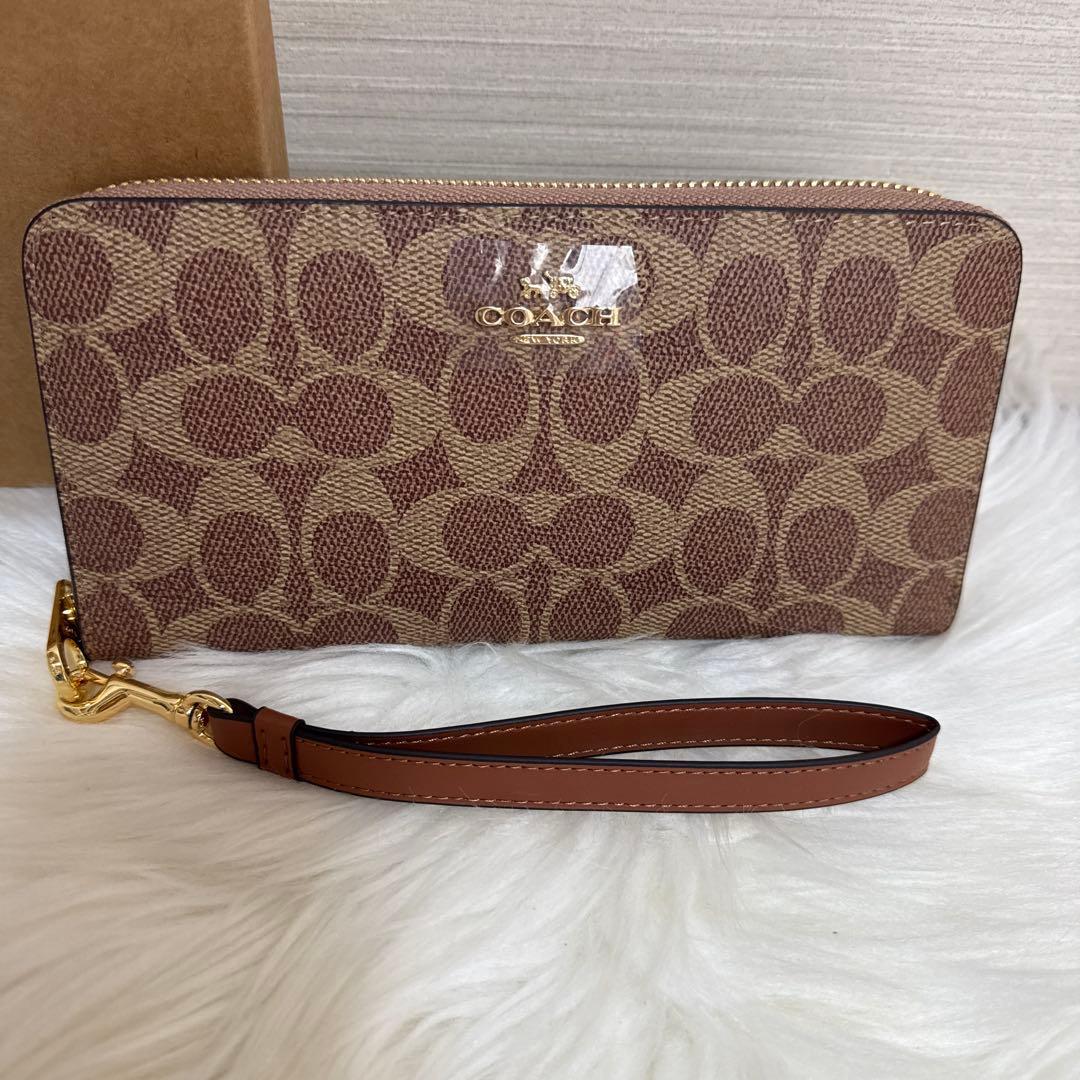 COACH ブラウン 長財布