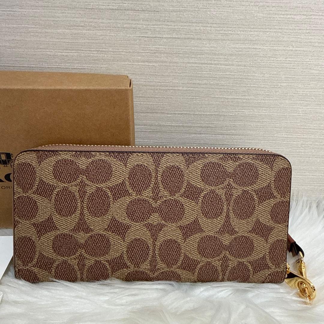 COACH ブラウン 長財布