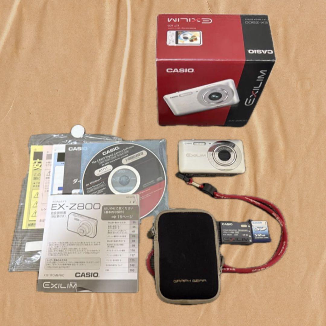 CASIO EX-Z800 コンパクトデジタルカメラ