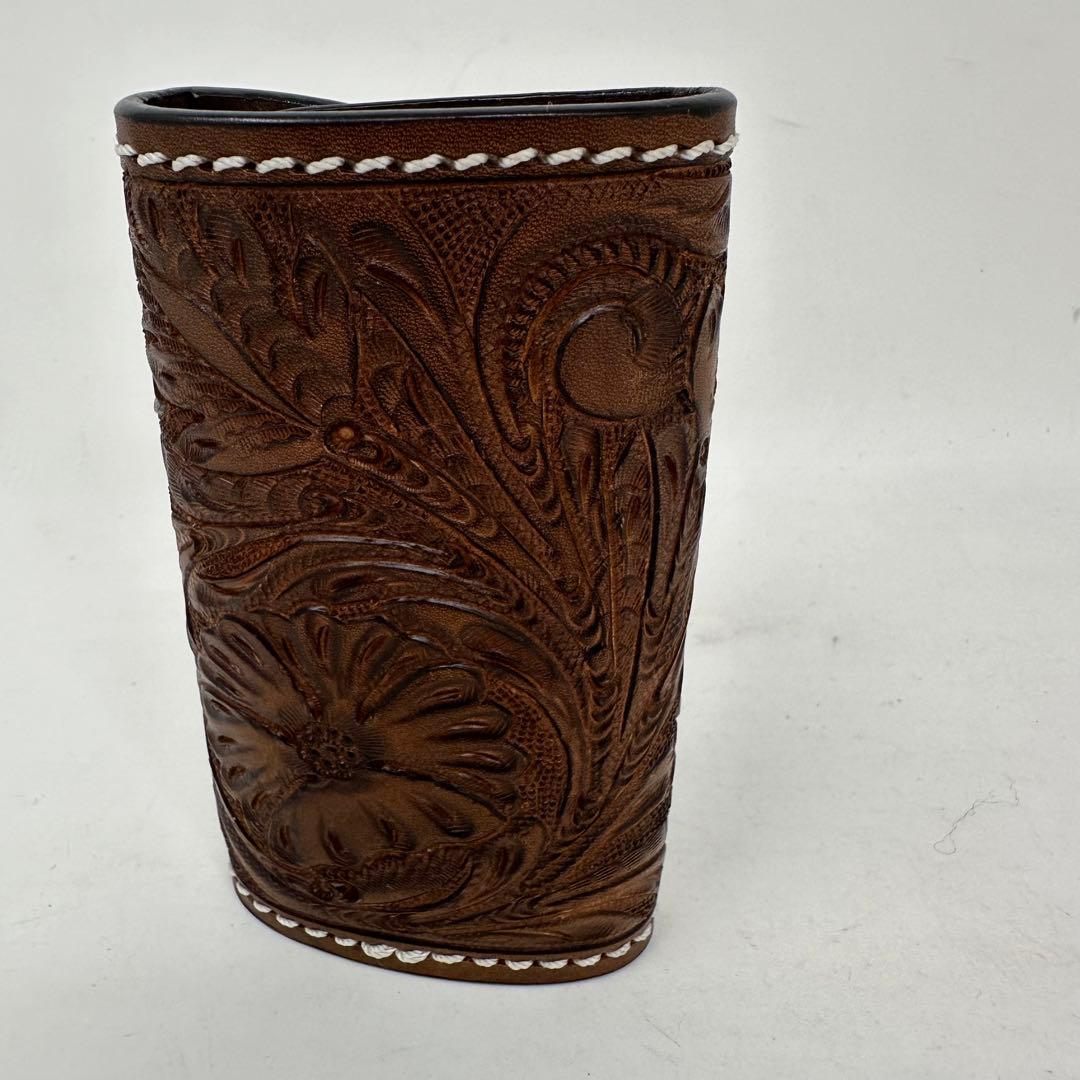 godane ゴダン　キーケース　カービング　レザー