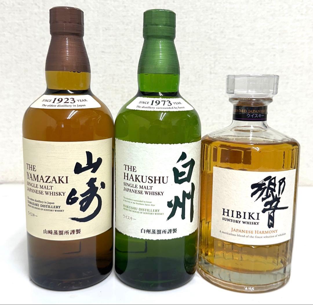 【新品・未使用】白州NV&響JH& 山崎NV合計6本セット