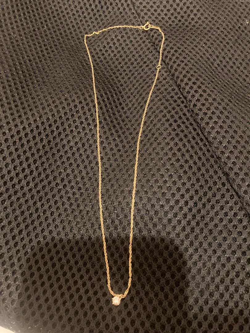 agete k18ネックレス0.1ct