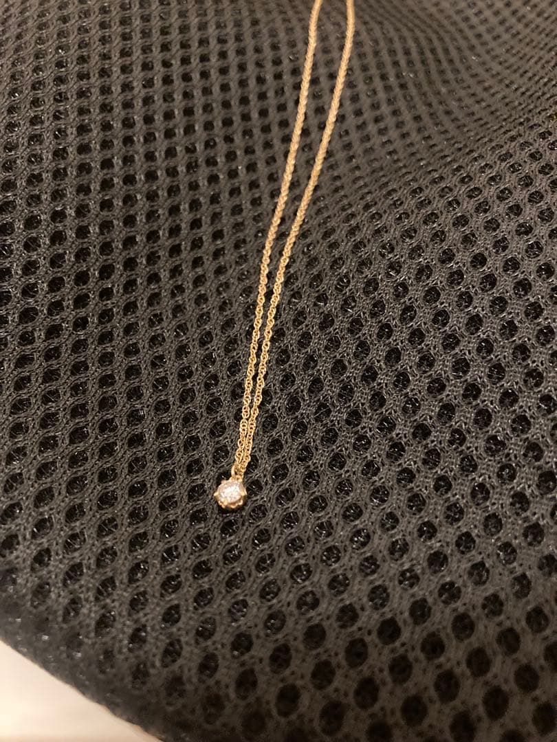 agete k18ネックレス0.1ct
