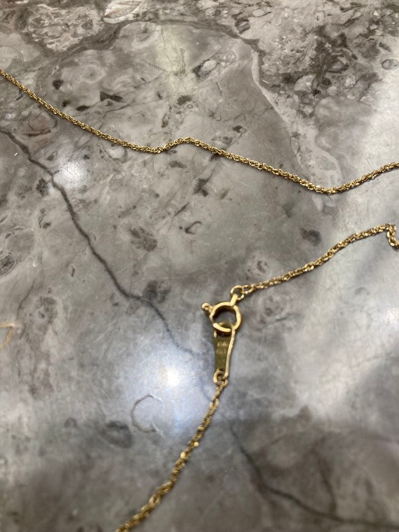 agete k18ネックレス0.1ct