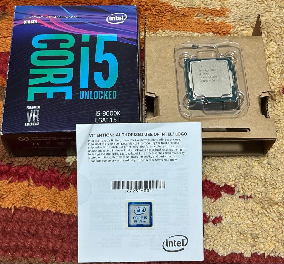 CPU Intel Core i5-8600K CPU LGA1151