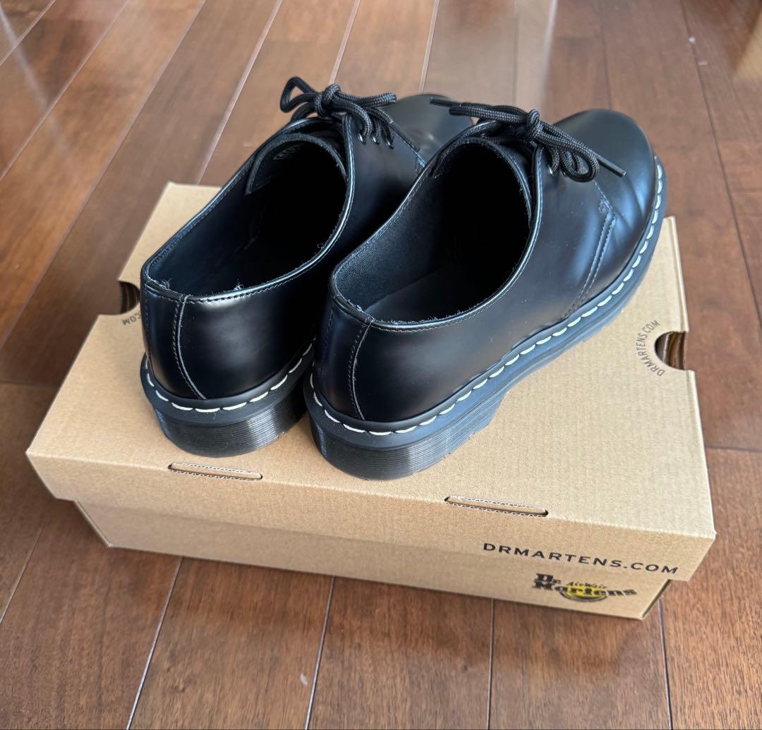 Dr. Martens 1461 ホワイトステッチ3ホールシューズ　メンテ用品付
