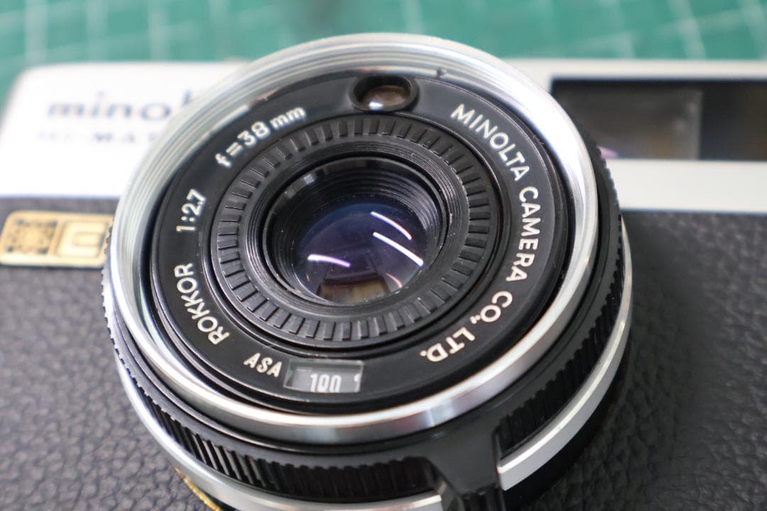 整備品 ミノルタ MINOLTA HI-MATIC F フィルムカメラ