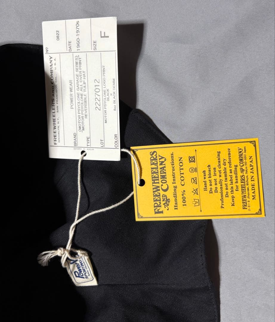 フリーホイーラーズ　モーターサイクル　リバーシブルチューリップハット