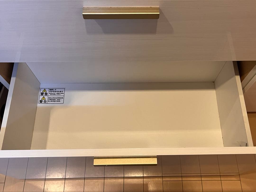 お値下げしました‼️ニトリ　食器棚　キッチンボード ソレル 120KB WH