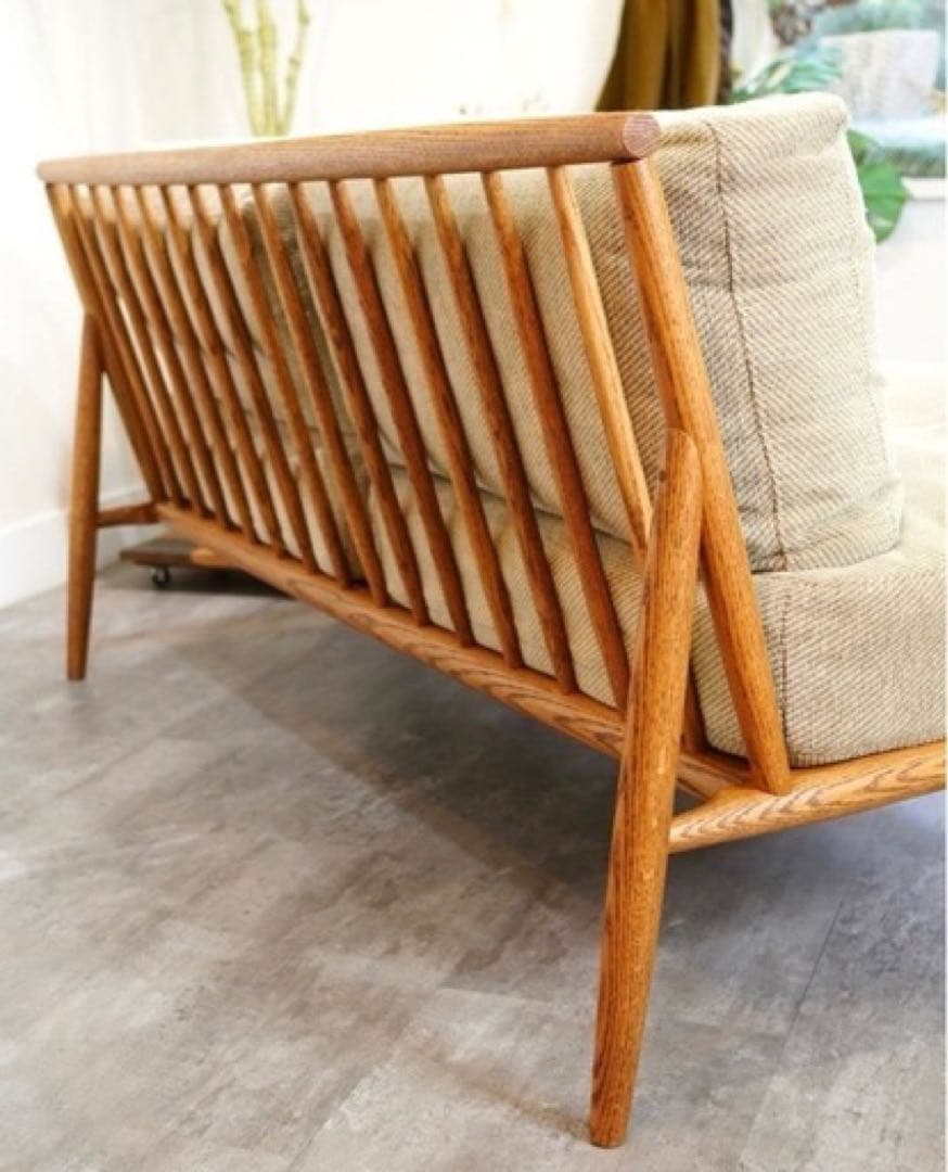 MOMOnaturalモモナチュラル クラウド3人掛けソファ+オットマン