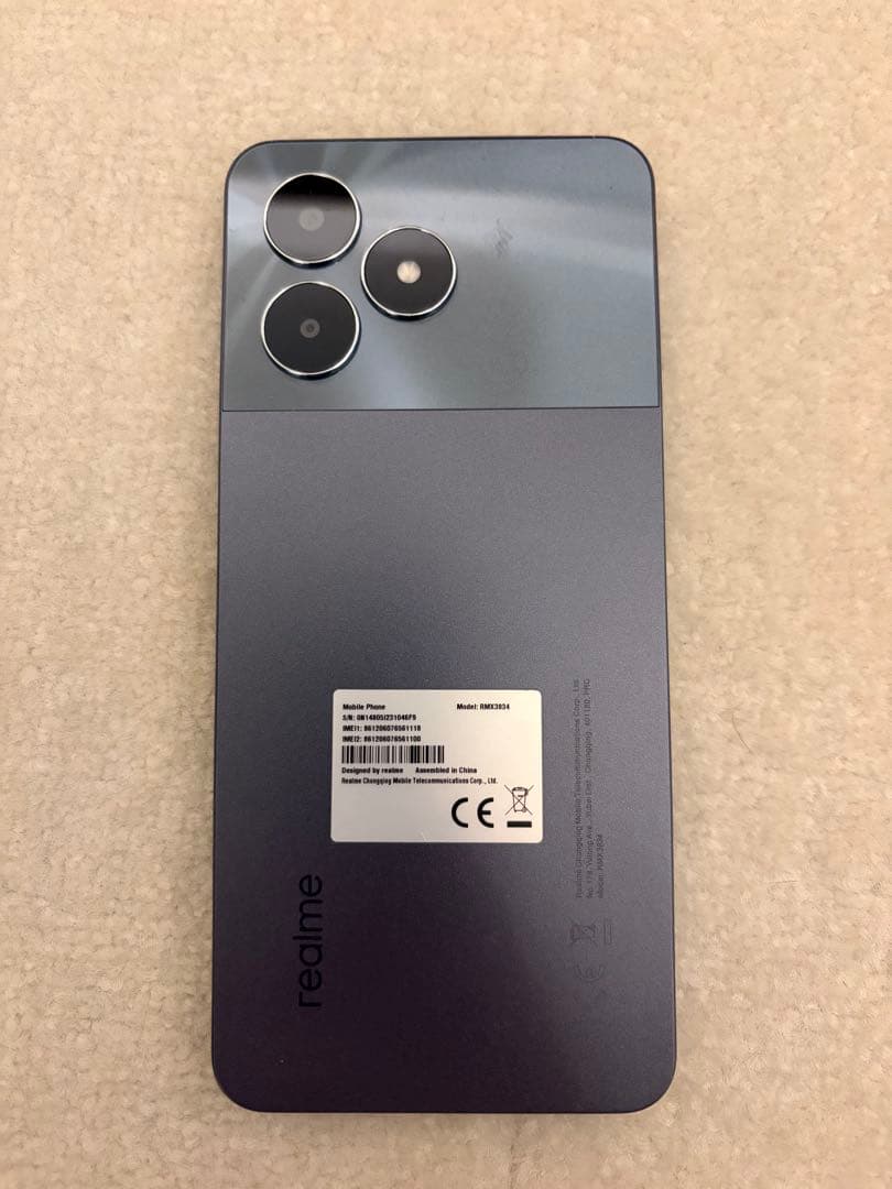 t*z様 【中古美品】realme Note 50 黒 本体のみ