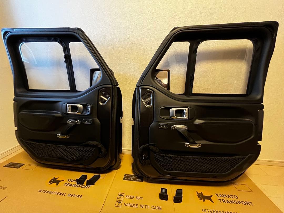 【超激レア】JLラングラー Jeep純正ハーフドアキット＆ストレージバッグ