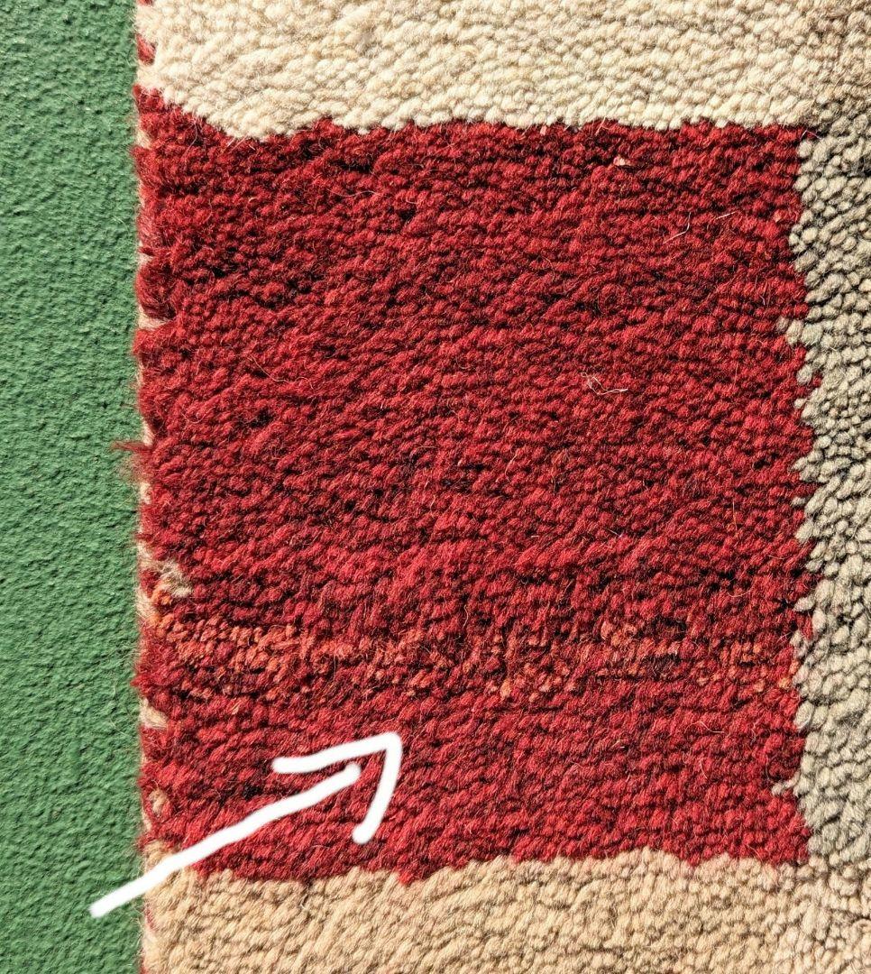 新品未使用　ギャッベ　ペルシャ絨毯　182 × 120cm　可愛い柄