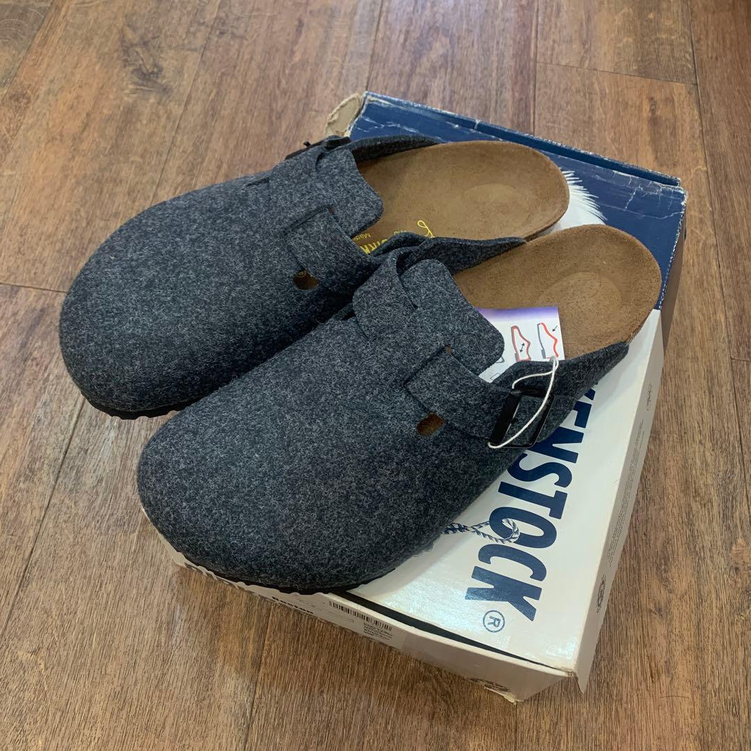 BIRKENSTOCK Boston サボサンダル 43 グレー新品未使用