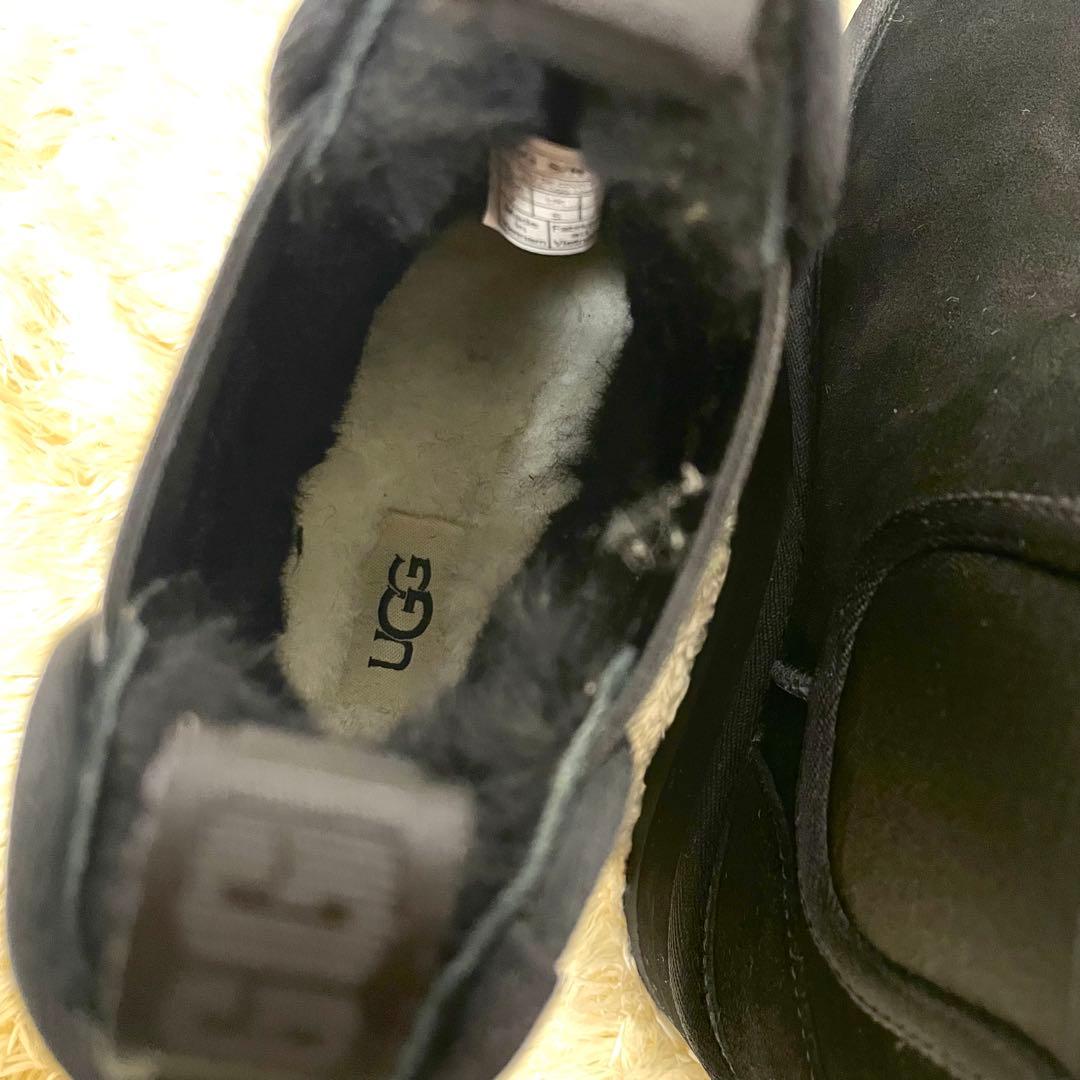 UGG アグ ニューメル プラットフォーム チェルシー ブーツ 厚底 黒