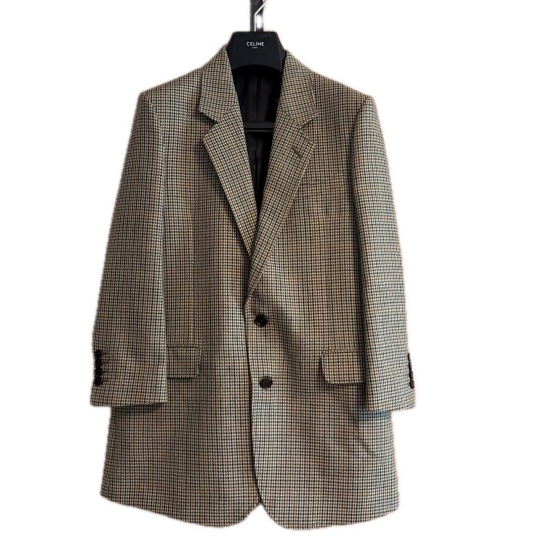CELINE 千鳥格子柄 テーラードジャケット