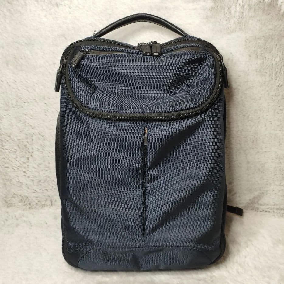 【美品】 ace.GENE デュアルポーズ ネイビー 35113 2way