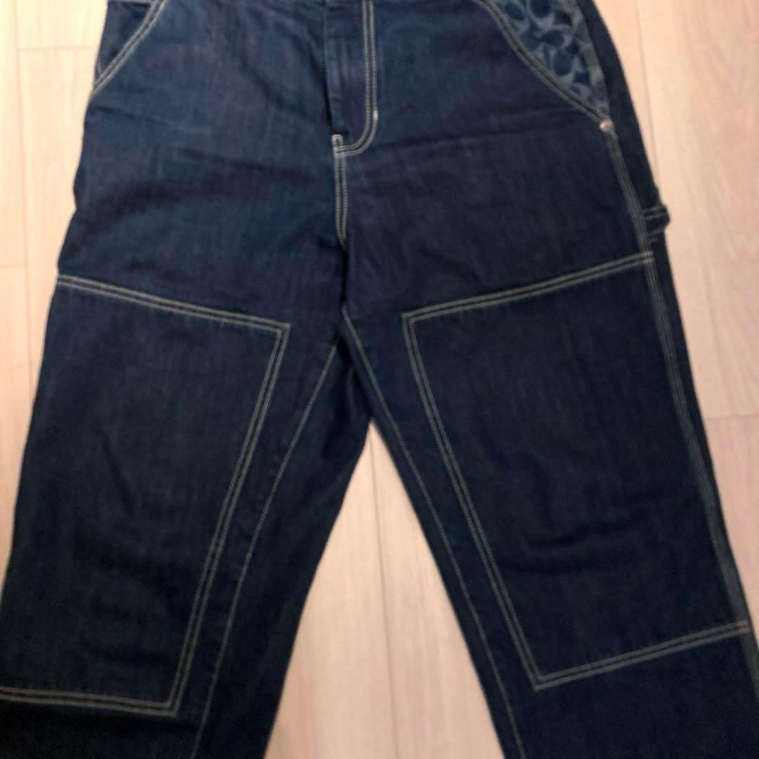 coach コーチ デニム セットアップ ダブルニー ジャケット