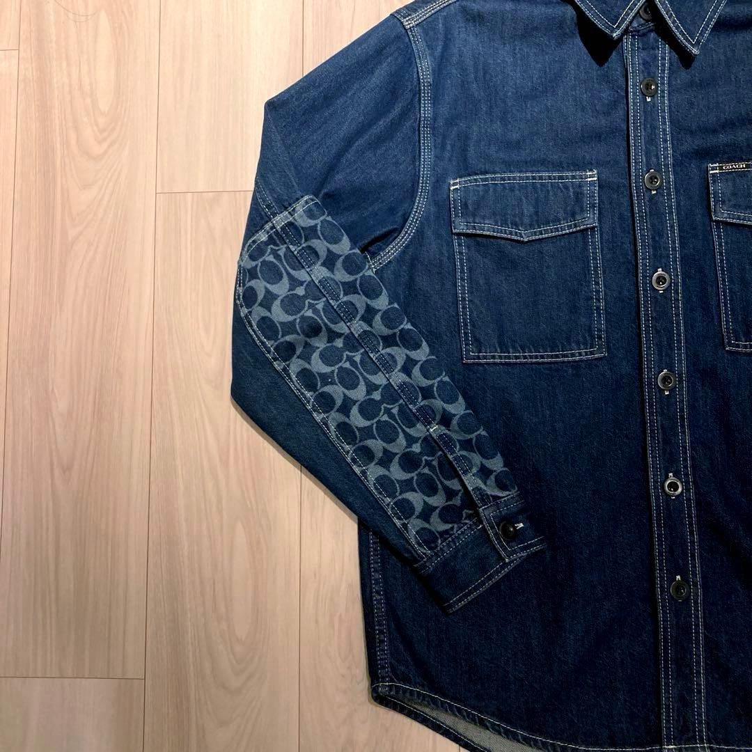coach コーチ デニム セットアップ ダブルニー ジャケット