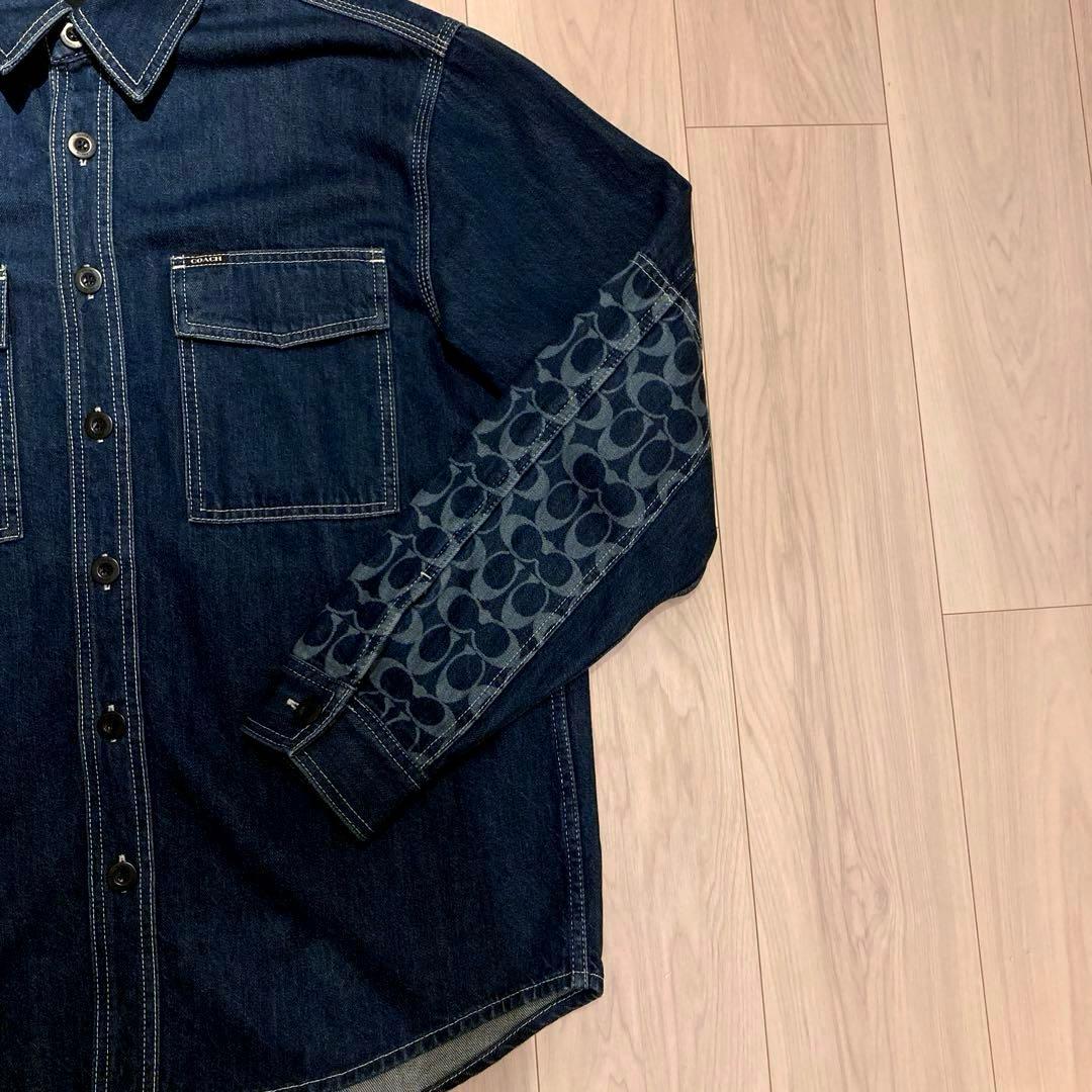 coach コーチ デニム セットアップ ダブルニー ジャケット