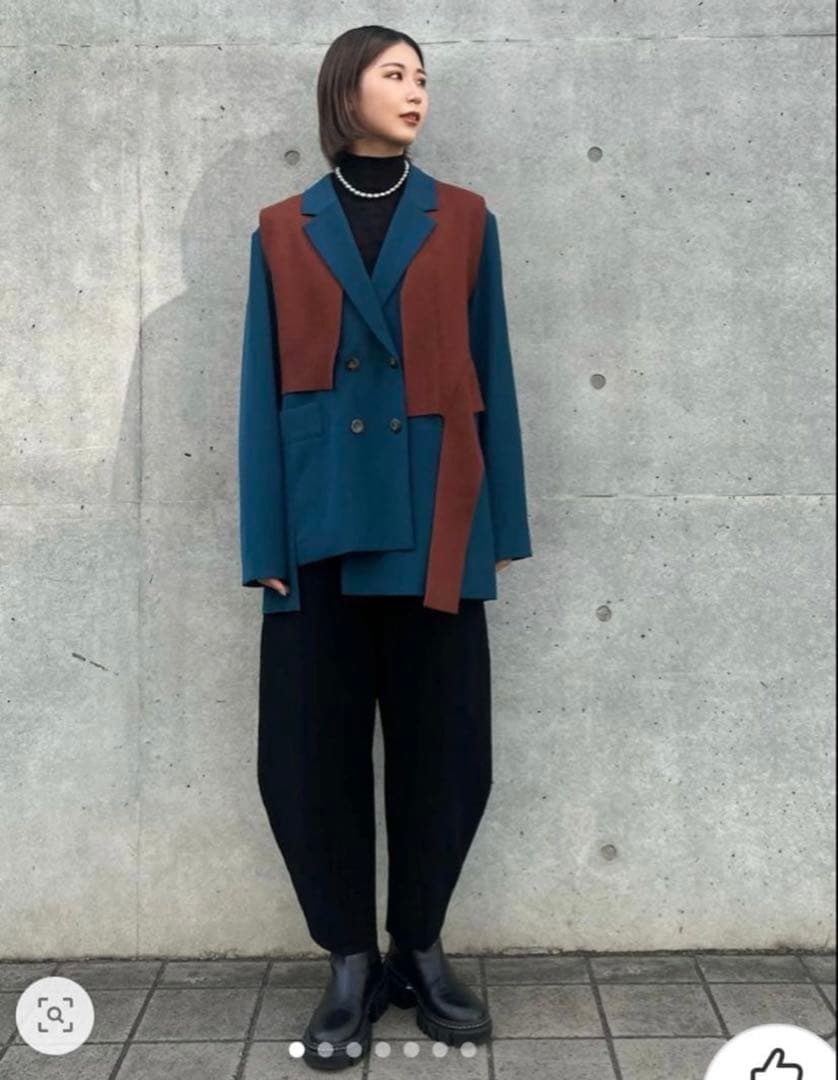 【綿毛】 新品タグ付き✨UN3D. コクーンニットパンツ　36