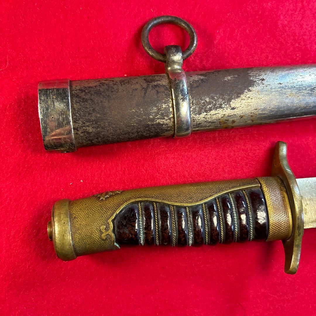 指揮刀　儀礼用　サーベル　旧日本警察　切断済み　刃無し　歴史的資料　コレクション