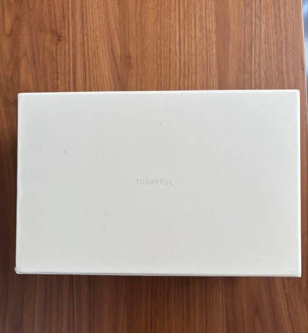 新品箱付♡TODAYFUL♡Leather Slit Sandals♡BK♡38