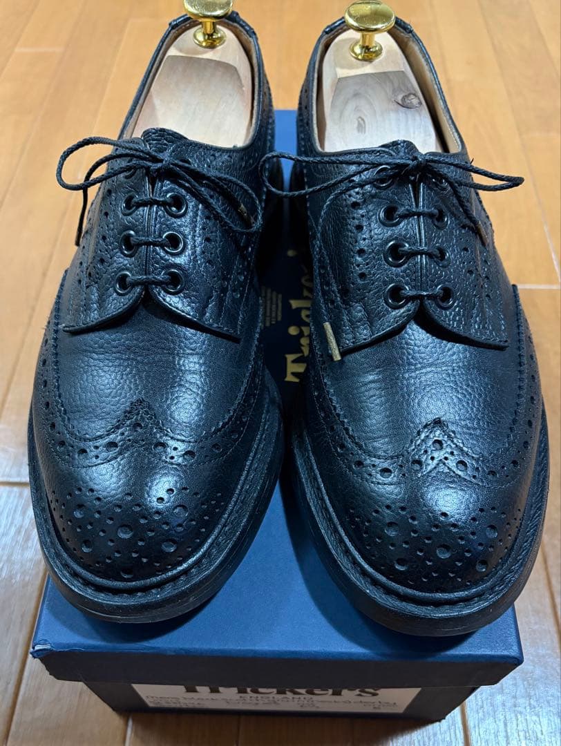 【純正箱付】Tricker's Bourton 6 1/2 FIT5 black