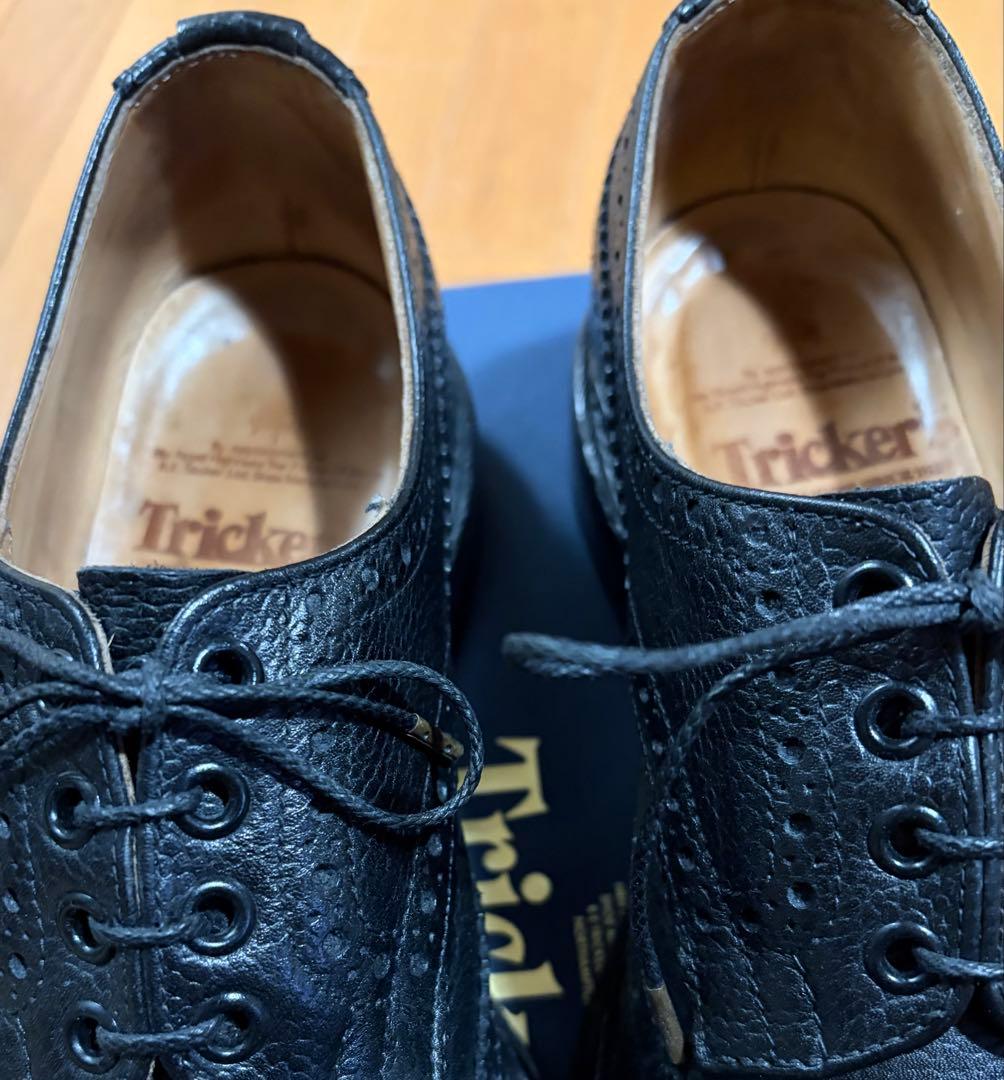 【純正箱付】Tricker's Bourton 6 1/2 FIT5 black