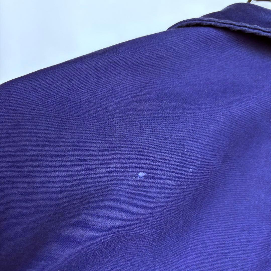 60s フレンチ モールスキンジャケット カバーオール ワークジャケット ブルー