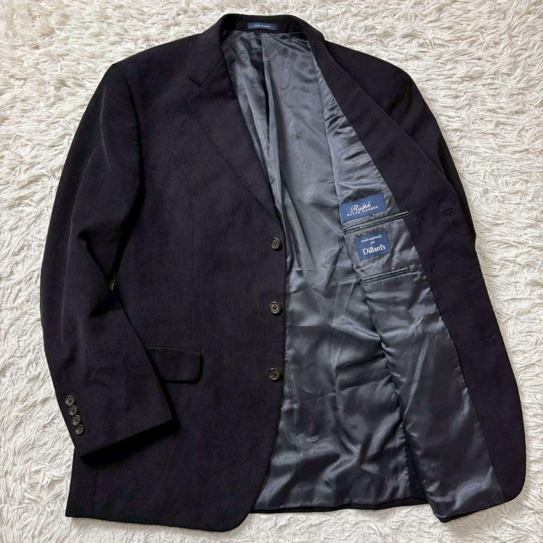 【美品】RALPH LAUREN コーデュロイ　テーラードジャケット　ペイズリー