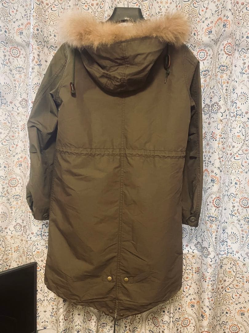 フレッドペリー　モッズコート ユニオンジャックライナー、ファー付き