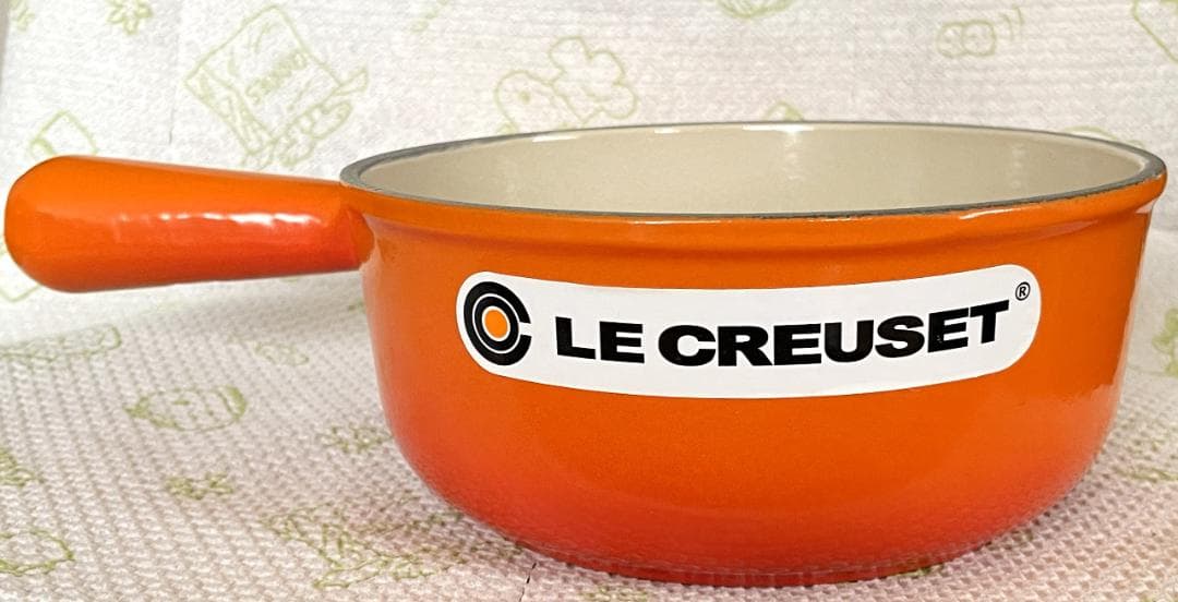 LE CREUSET 18cm片手鍋 未使用 オレンジ ル・クルーゼ ソースパン