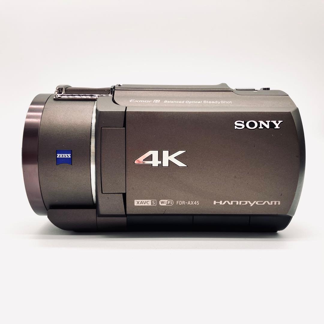 4K・Wi-Fi対応♪ SONY HANDYCAM FDR-AX45 ブラウン