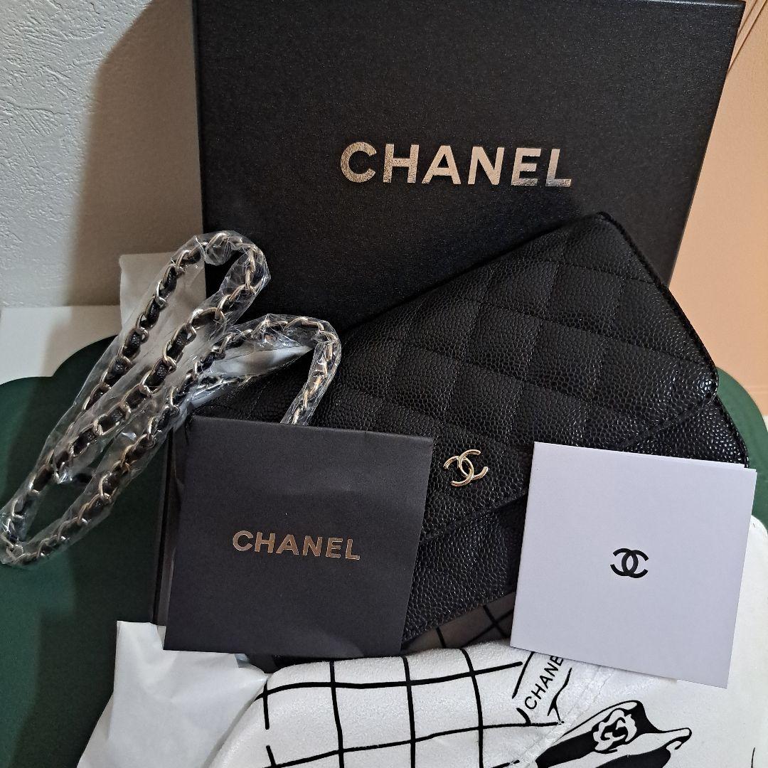 ☆CHANEL☆ノベルティ☆チェーン ショルダー バックシルバー