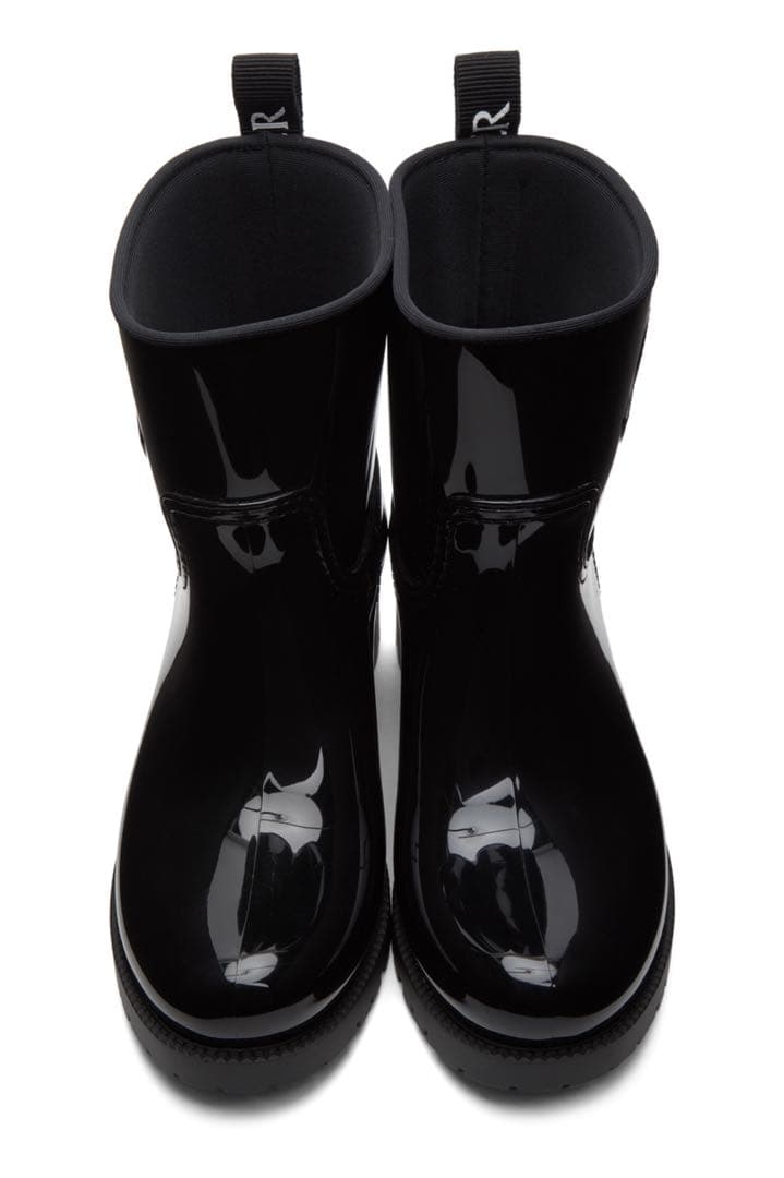 P*୧様 MONCLER ブラック ラバーシューズ