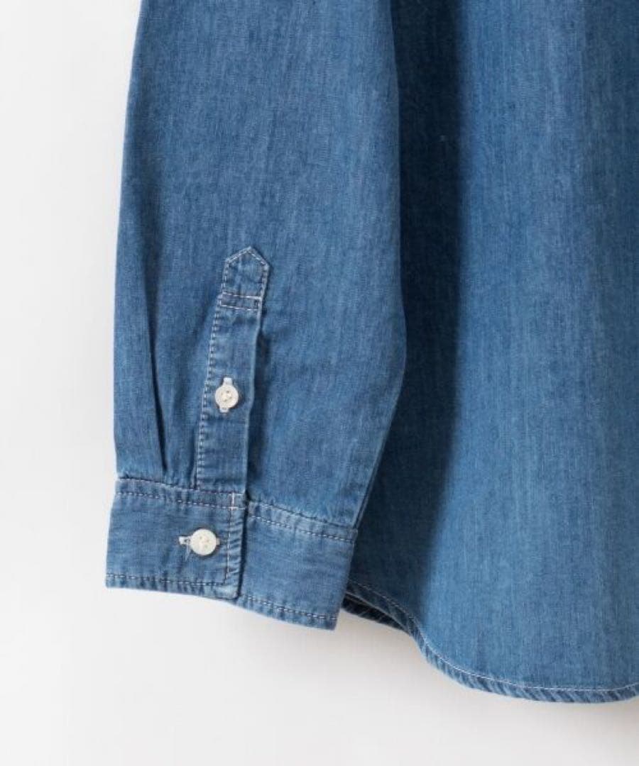 新品未使用　グレースコンチネンタル　ライトデニムウエスタンシャツ36