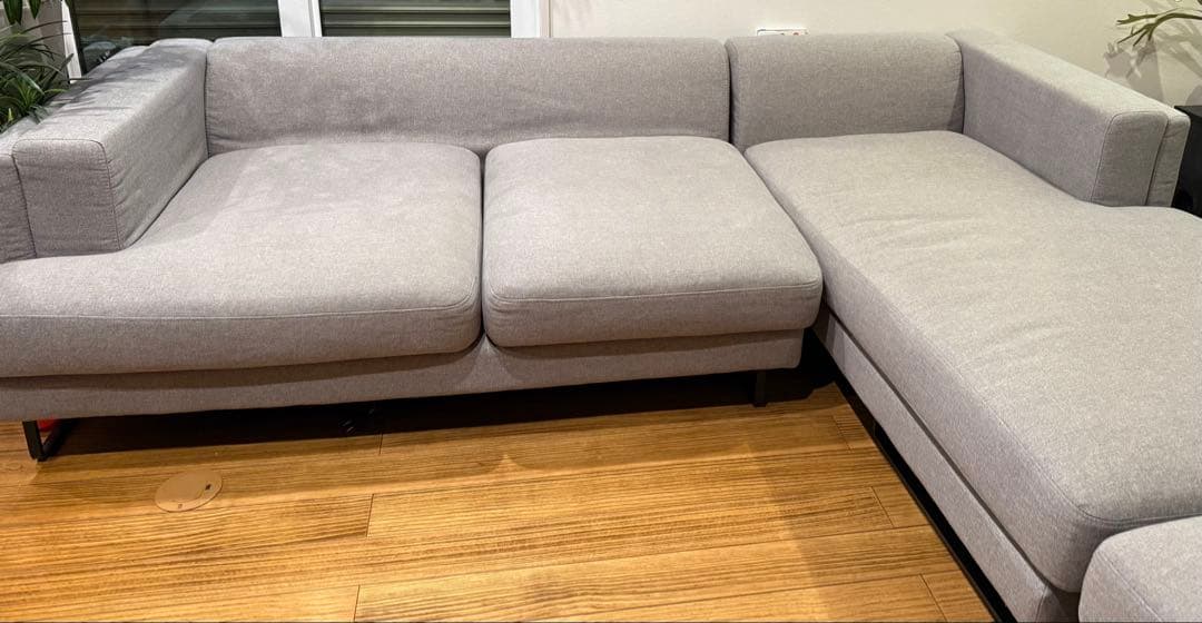 (о´∀`о) 　①Armonia カレット グレー 左L字 ソファベッド