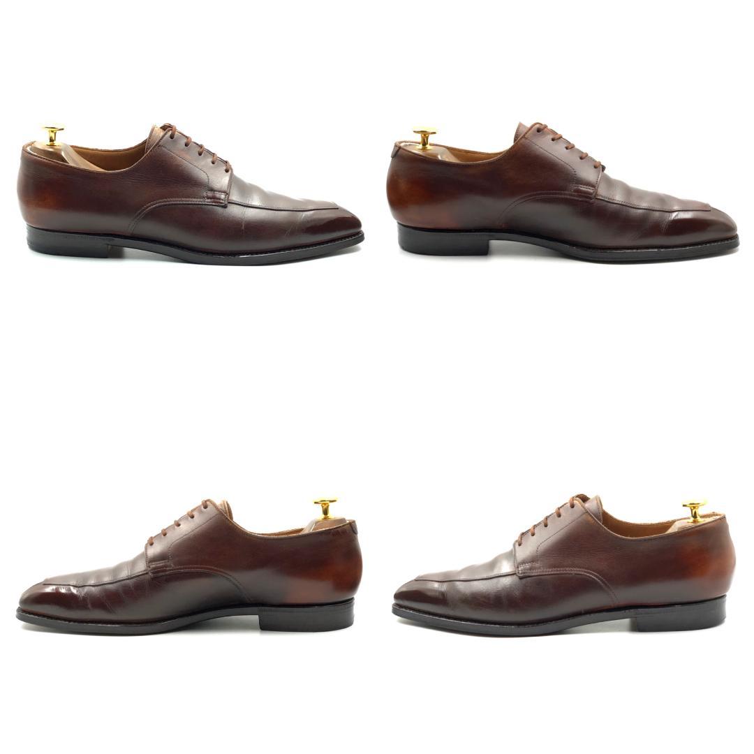 Crockett&Jones 26.5cm 8.5E Uチップ 外羽根 茶