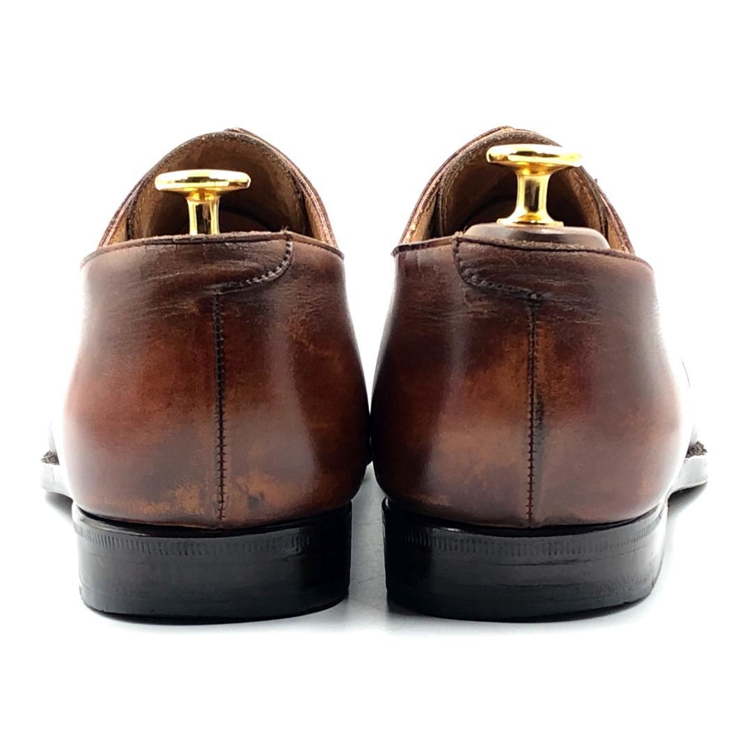 Crockett&Jones 26.5cm 8.5E Uチップ 外羽根 茶