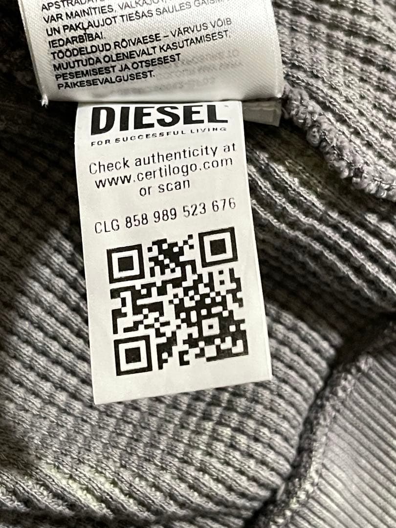 diesel 24ss S-Ginafy-Zip ジップ ジャケット スウェット