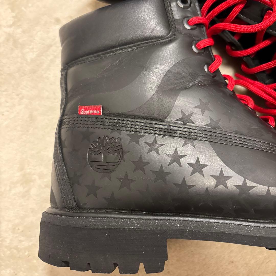 靴 SUPREME TIMBERLAND Stars Stripes boots