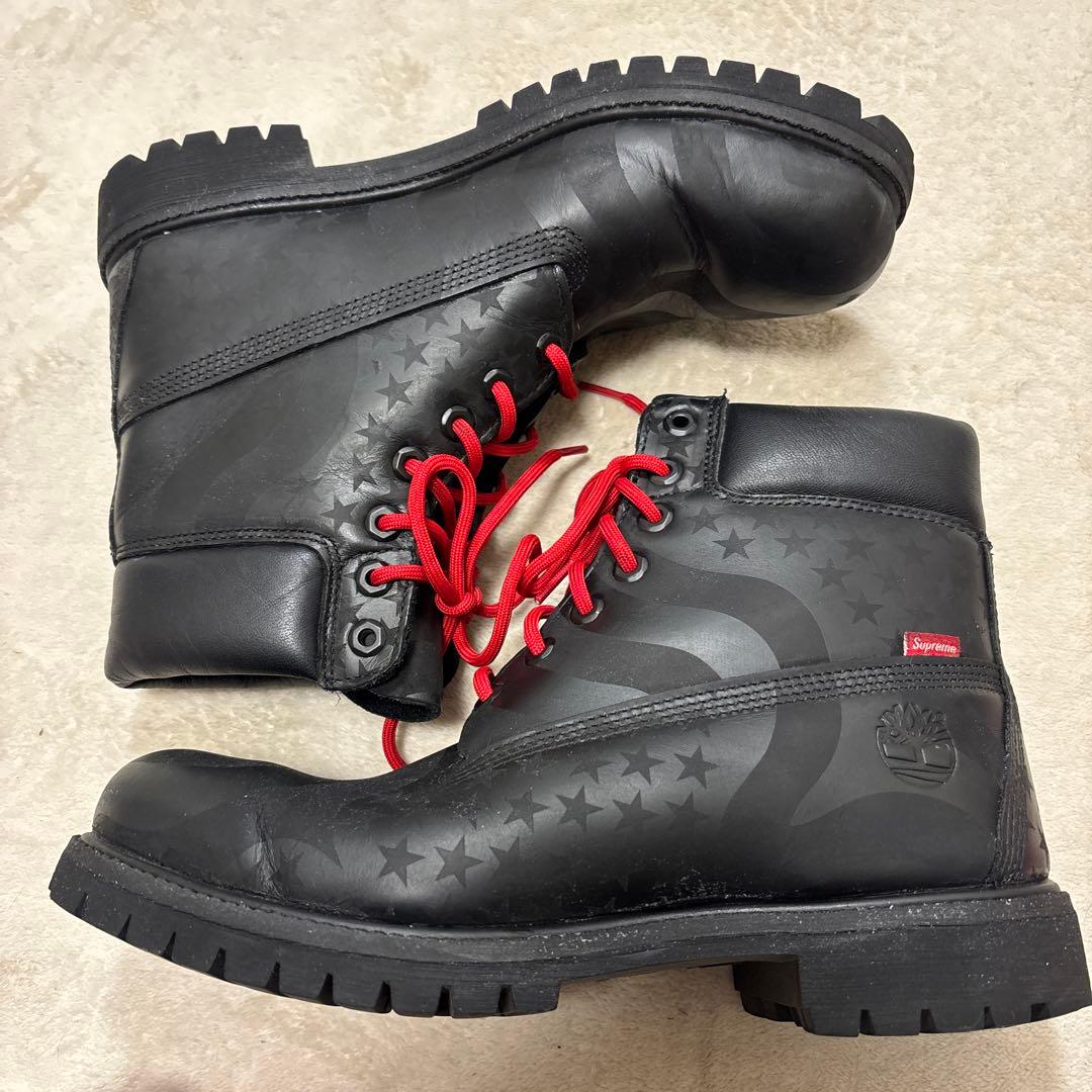 靴 SUPREME TIMBERLAND Stars Stripes boots
