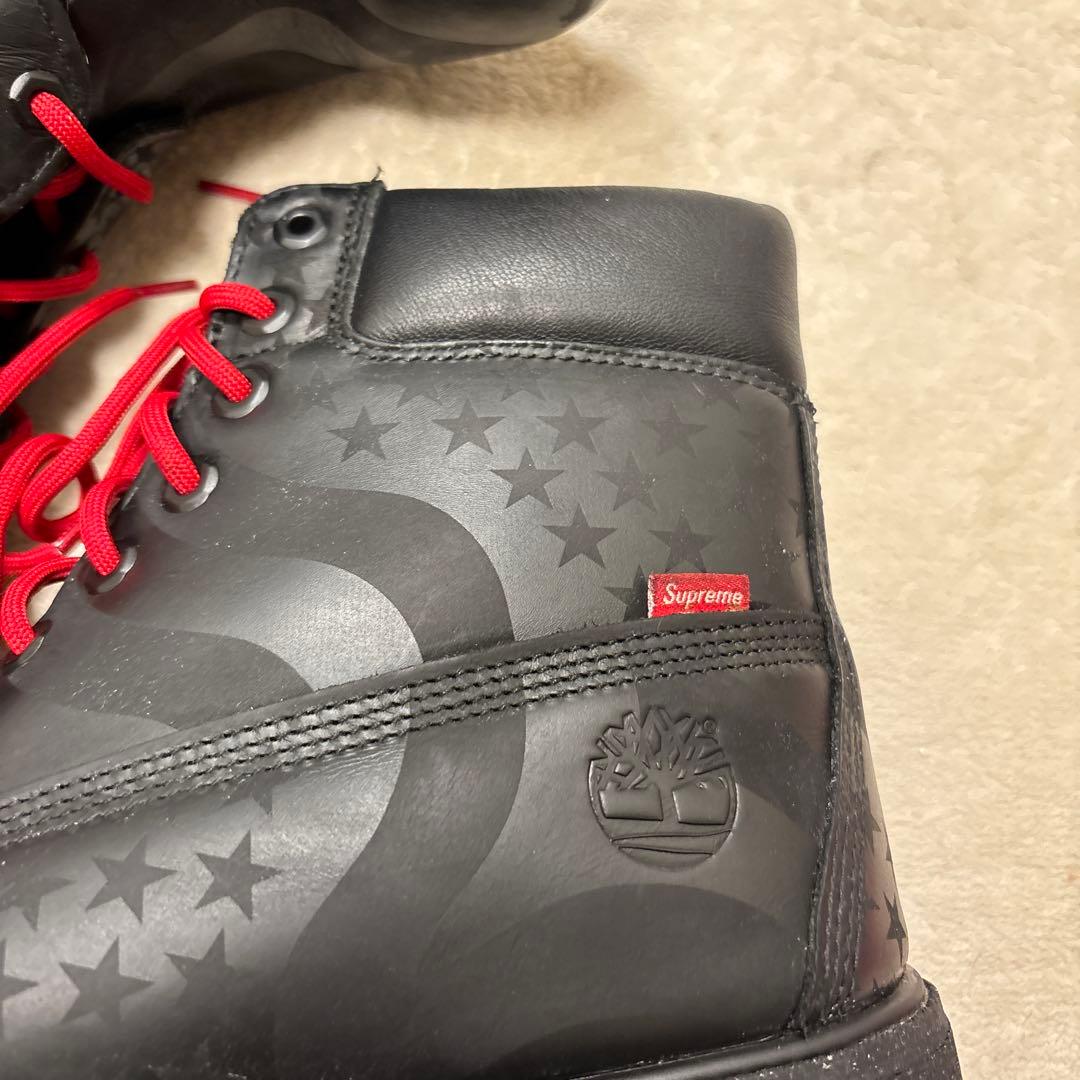靴 SUPREME TIMBERLAND Stars Stripes boots