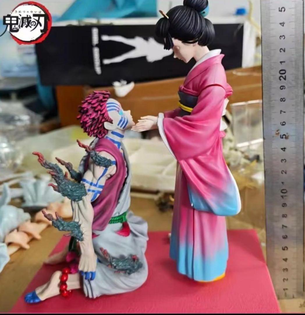 鬼滅の刃 上弦の鬼　猗窩座 恋雪 フィギュア ガレージキット