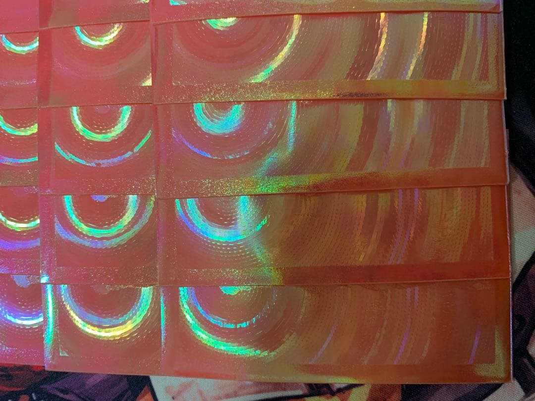 追跡あり　自由の女神　スリーブ　40枚　KMC スーパープリズム　オレンジ