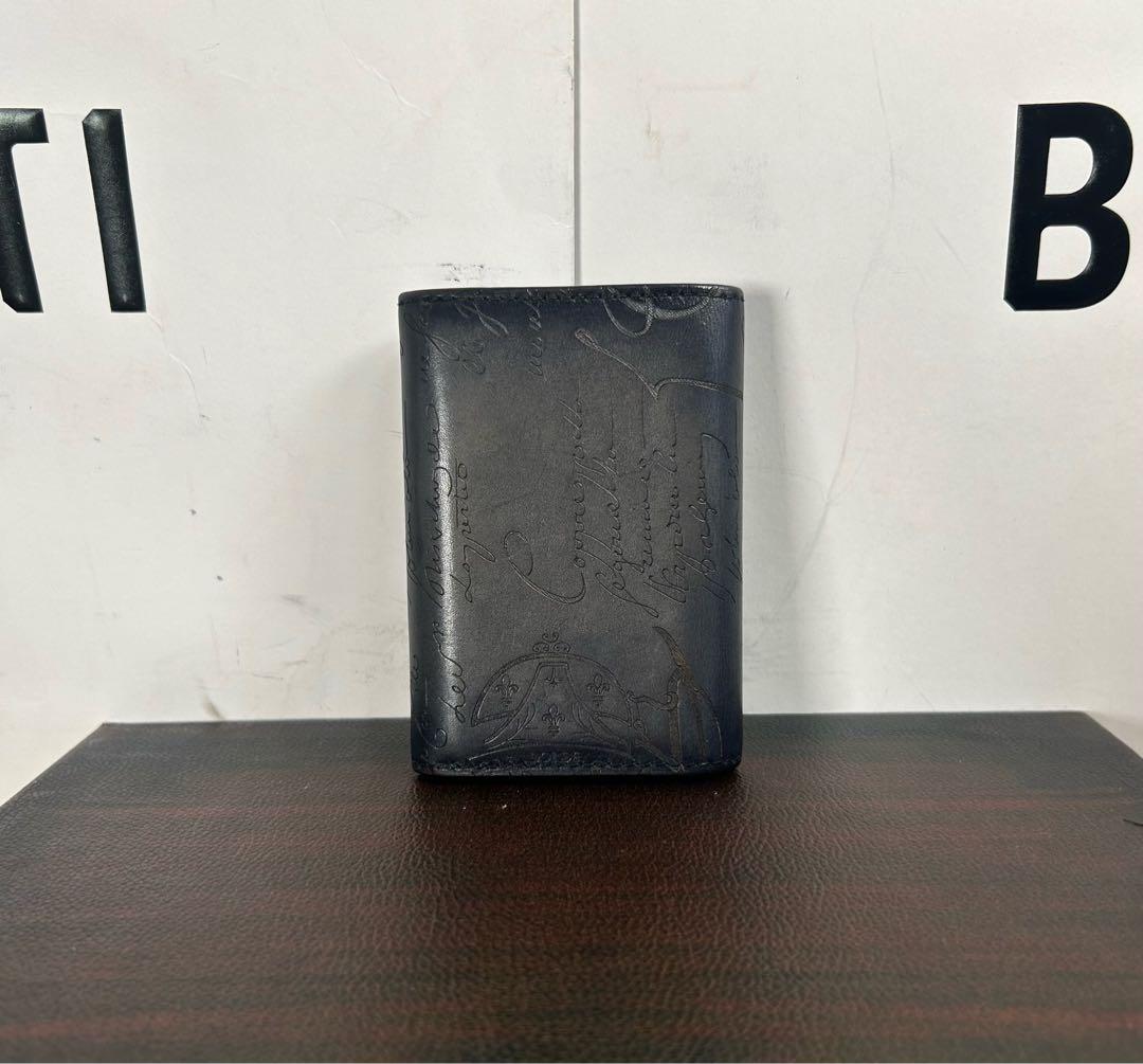 9.9万円　美品　Berluti インヴィア フラップ カードホルダー　名刺入れ