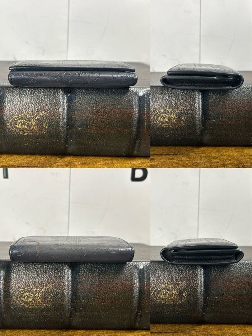 9.9万円　美品　Berluti インヴィア フラップ カードホルダー　名刺入れ